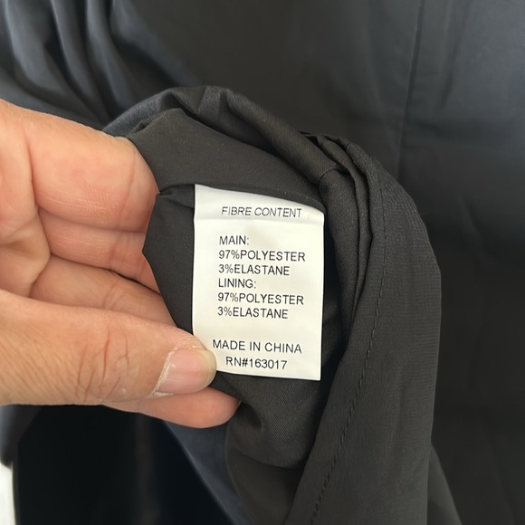 Princess Polly Dyer Black Long Sheer Sleeve Tie Neck Mini Dress - Picture 10 of 13